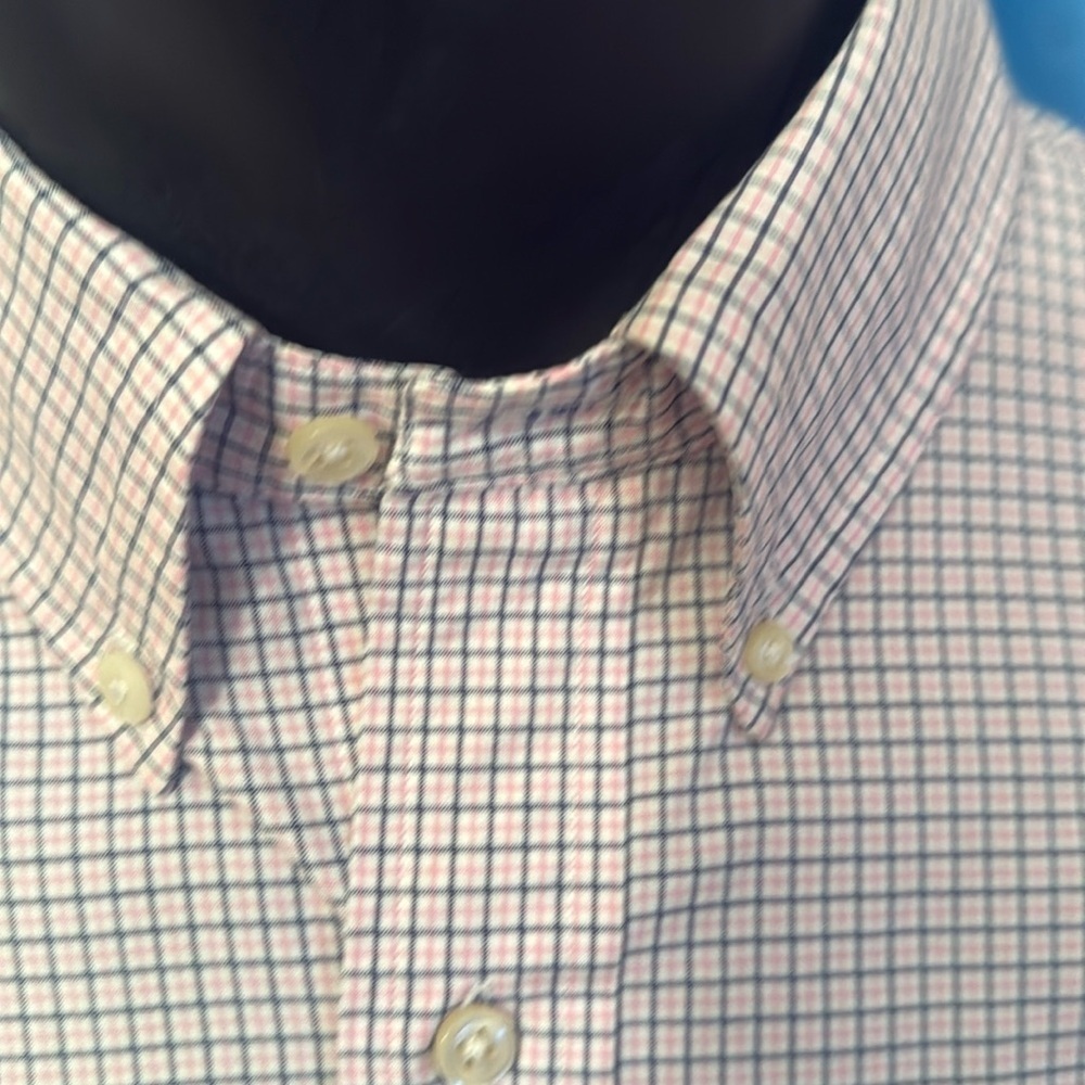Ralph Lauren Men's Shirt - White/Pink/Blue size neck: 17.5 , sleeves 34-35 EA013 - Picture 6 of 8